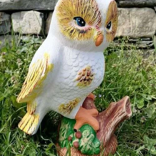 Градинска Фигура Бяла Сова - TGC92 - голяма