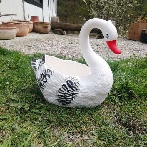 Градинска фигура Лебед - TGC45 - малък, саксия