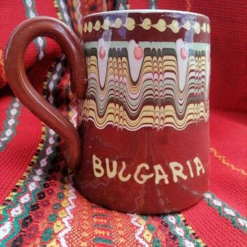 Халба за бира - TGA443 - керамична, кафява