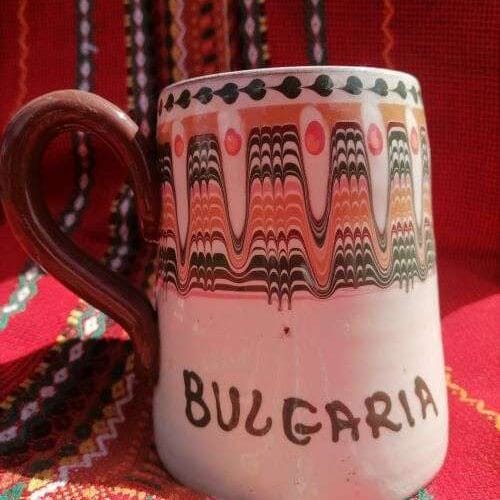 Халба за бира - TGA441 - керамична бяла