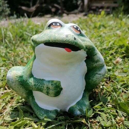 Градинска Фигура Жабче седнало - TGC54