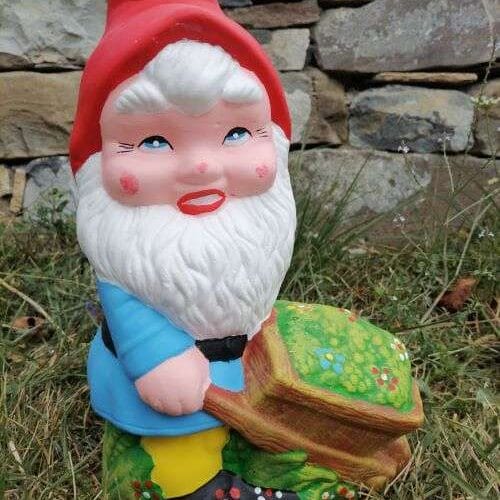 Градинска Фигура Джудже с количка - TGC142