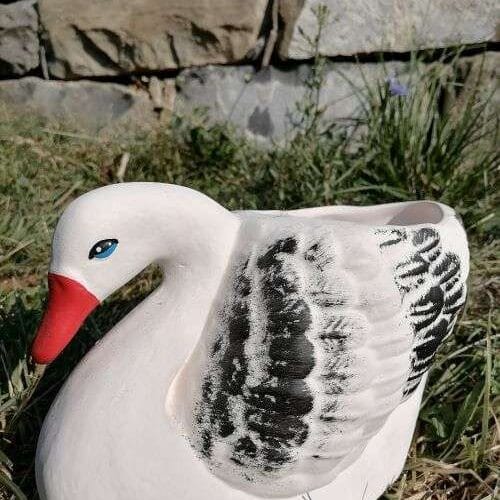 Градинска Фигура Лебед ботуш - TGC181 - малък