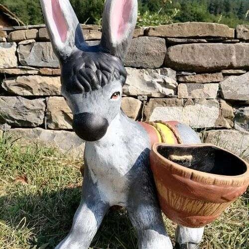 Градинска Фигура Магаре - TGC183 - сиво