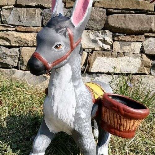 Градинска Фигура Сиво магаре - TGC185 - малко