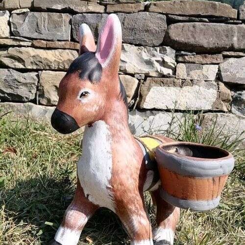 Градинска Фигура Магаре - TGC187 - кафяво