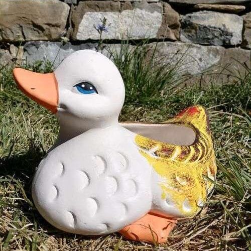 Градинска фигура Патка - TGC215 - саксия