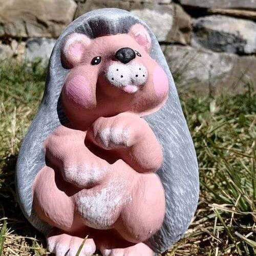 Градинска фигура Сив Таралеж - TGC220 среден