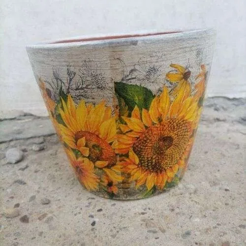 Керамична кашпа - TGP378