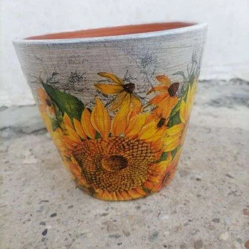 Керамична кашпа - малка - TGP381