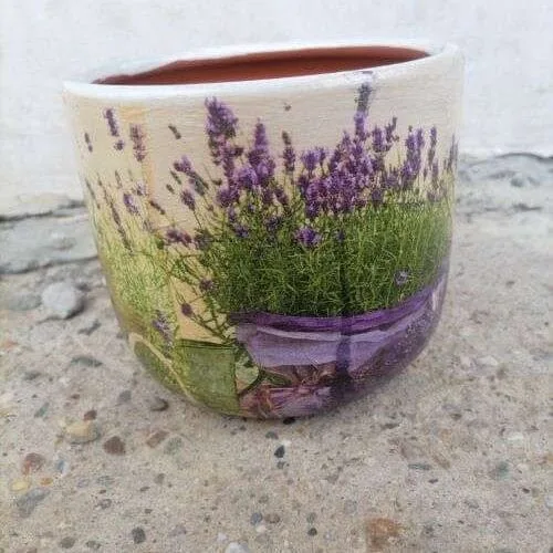 Керамична кашпа - малка - TGP384