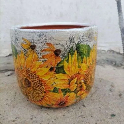 Керамична кашпа - малка - TGP382